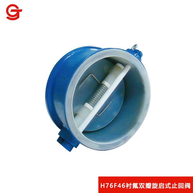 H76F4651漫画双瓣旋启式止回阀